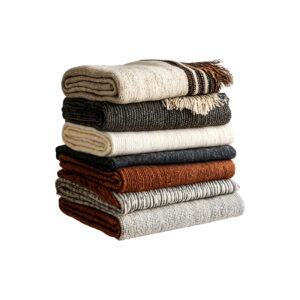 Cozy knitted blankets